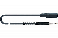 QUIK LOK MCR615-4.5 микрофонный кабель, 4,5 метра, разъемы XLR Male - Stereo Jack ( XLR/M - Jack Stereo), цвет черный