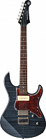 Yamaha PACIFICA 611HFM TBL  электрогитара, H/P90, Push-P, топ-огнен.клён, корп.-ольха,