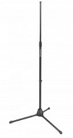 OnStage MS7700B - микрофонная стойка прямая , тренога, регулируемая высота, черная