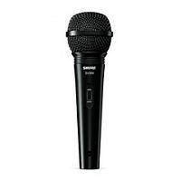 Shure SV200-A микрофон динамический вокальный с выкл. и кабелем (XLR-XLR), черный