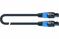 QUIK LOK S380-2 готовый спикерный кабель, 2 метра, разъемы 4-х контактные Speakon - Speakon