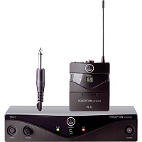 AKG Perception Wireless 45 Pres Set BD U2 (614.1-629.3МГц) радиосистема:SR45 стац. приёмник, 1хPT45 поясной передатчик, 1хCK99L петлич. микрофон