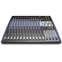 PreSonus StudioLive AR16c аналоговый микшер, 18 каналов, 8 мик.+4 мик моно/лин.стер.+1 стер.лин./Bluetooth,18x4 USB-C,3AUX,FX,SD-рекор, монт.в рэк