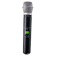 SHURE SLX2/BETA87A P4 702 - 726 MHz ручной передатчик системы SLX с микрофонным капсюлем BETA87A