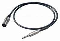 Proel BULK220LU6 - сценич. инстр. кабель, 6.3 джек моно  <-> XLR (папа) , длина - 6 м