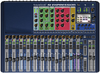Soundcraft Si Expression 2 цифровой микшер, 24 мик/лин XLR входа, 16 XLR выходов, 22 фэйдера в одном слое