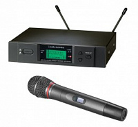 ATW3141b ручная радиосистема UHF, 200 каналов с динамическим микрофоном AE4100/AUDIO-TECHNICA