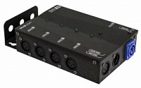 Involight DMXS4 - Сплиттер DMX сигнала, 1 вход XLR, 4 выхода XLR, гальваническая развязка