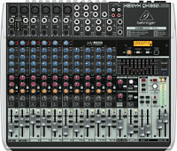 BEHRINGER QX1832USB микшер, 6 моновходов с компрессорами, 4 стерео, 3 AUX-шины, 2 подгруппы, процессор эффектов, USB