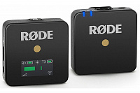 RODE Wireless GO ультракомпактная накамерная беcпроводная система со встроенным микрофоном в передатчик и возможностью подключения внешнего микрофона