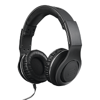 Reloop RHP-30 Black  профессиональные DJ наушники, 3 сменных кабеля, управление громкостью, микрофон