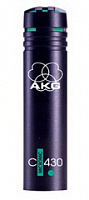 AKG C430 - Микрофон 'Overhead Master' компактный конденсаторный кардиоидный, 20-20000Гц, 7Мв/Па. Цв