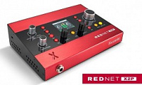 FOCUSRITE RedNet X2P Dante-интерфейс 2х2, 2 предусилителя Red Evolution, линейный стерео-выход, предусилитель для наушников