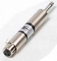 Invotone J123F - переходник 3P XLR мама <-> 6.35мм моно джек папа, корпус металл