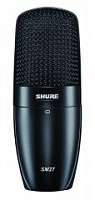 Shure SM27-LC  Студийный конденсаторный микрофон с защитным бархатным чехлом и противоударным крепле