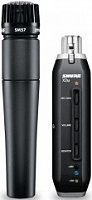 Shure SM57-X2U  Динамический кардиоидный инструментальный микрофон с XLR-to-USB адаптером для подклю