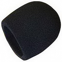 SHURE A58WS-BLK поролоновая ветрозащита для микрофонов PG48/58, SM48/58, Beta58A, 565SD (черная)