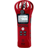 Zoom H1n/R портативный стереофонический рекордер со встроенными XY микрофонами 90°, цвет красный