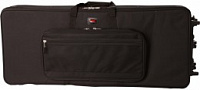 GATOR GK-88-SLIM - нейлоновый кейс с жесткой рамкой для клавиш,тонкий, 88кл., с колесами