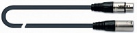 QUIK LOK MX775-5 готовый микрофонный кабель, 5 метров, разъемы XLR/F - XLR/M, цвет черный