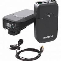 RODE Filmmaker Kit  накамерная  цифровая система RODELink 2,4 ГГц, портативный передатчик TX-Belt, накамерный приемник RX-Cam,  микрофон Lavalier