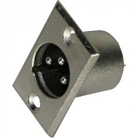 Invotone XLR3MB - разъем XLR 3Р, папа, блочный, корпус металл