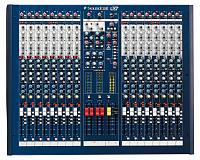 Soundcraft LX7ii-16 микшер 16 моно, 2 стерео (на поворотной ручке), 6 Aux, 4 подгруппы. TRS директ-выходы на каналах 1-8