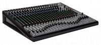 RCF E 24  Микшерный пульт, 18 микрофонных входов + 3 стерео входа, 5 AUX + FX, компрессор на 8-ми микрофонных входах, 4-полосн. полупараметр. EQ.