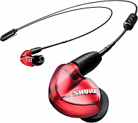 SHURE SE535LTD+BT2-EFS беспроводные внутриканальные Bluetooth наушники с тремя арматурными драйверами, цвет красный.