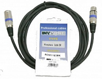 Invotone ACM1110/B - микрофонный кабель,  XLR <-> XLR длина 10 м (синий)