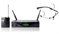 AKG C555L речевой конденсаторный микрофон с оголовьем, кардиоидный, черный, 3-контактный mini-XLR