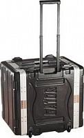 GATOR GRR-6L - рэковый кейс на 6U, стальные рельсы, глубина 19", на колесах, пластик, вес 8,15кг