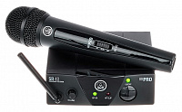 AKG WMS40 Mini Vocal Set BD US25C (539.3МГц) вокальная радиосистема с приёмником SR40 Mini и ручным передатчиком с капсюлем D88