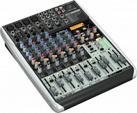 BEHRINGER QX1204USB микшер, 4 моновхода с компрессорами, 2 стерео, 2 AUX-шины, процессор эффектов, USB