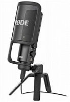 RODE NT-USB  Универсальный USB конденсаторный микрофон, совместим с PC, Mac, iPad и Android. Pop фильтр, настольная подставка, 6m USB кабель