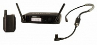 SHURE GLXD14RE/SM35 рэковая цифровая радиосистема GLXD Advanced с головным микрофоном SM35, 2.4 GHz