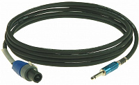 KLOTZ SC3-SP03SW готовый спикерный кабель LY225T, длина 3м, Neutrik Speakon, пластик -моно Jack KLOTZ, металл