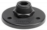 SHURE A12B монтажное крепление (фланец) для микрофонов или держателей Gooseneck, цвет черный