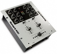 NUMARK M101, 2-канальный компактный микшер входы: 2 phono, 2 линейных, 1 микрофонный