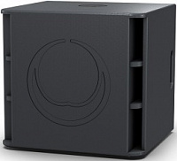 Turbosound MILAN M15B активный сабвуфер, 15", 2200Вт макс, 35–150Гц -10дБ, 134дБ SPL, берёзовая фанера, колёса, стакан 35 мм