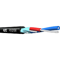 KLOTZ P0122YSW коммутационный кабель 2х0,22 мм2, AWG24, цвет чёрный, цена за метр