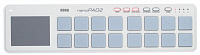 Korg NanoPad2-WH  Портативный USB-MIDI-контроллер, цвет белый.
