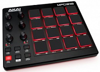 Akai Pro MPD218  Компактный USB/MIDI-контроллер с 16 пэдами, 6 вращающимися регуляторами и комплекто