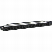SWITCHCRAFT QGPK116MB 16-канальный патчбэй.Разъемы XLR Male (папа).