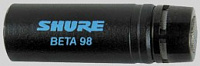 Shure Beta 98/S  Миниатюрный суперкардиоидный конденсаторный микрофон для музыкальных инструментов