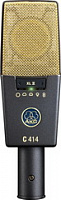 AKG C414XLII конденсаторный микрофон с 1" мембраной 2072Z00230. В комплекте: H85 держатель, PF80 поп-фильтр, W414 ветрозащита, кейс жесткий