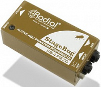 Radial SB-4  актив. ди-бокс для гитар с пьезо звукоснимателем, вход 6,3 Jack/выход XLRM
