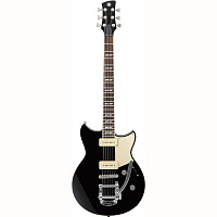 Yamaha RS702B Black  электрогитара, бридж Tune-O-Matic, пикгард 3-слойная кремовая,