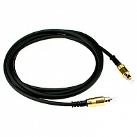KLOTZ FOHTT01 цифровой кабель для ADATи SPDIF, разъемы Toslink, диаметр 6 мм, чёрный, 1 м