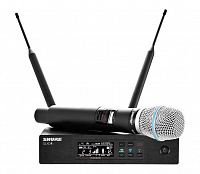 SHURE QLXD24E/B58 G51 - вокальная радиосистема с ручным передатчиком BETA58, диапазон 470 - 534 MHz
